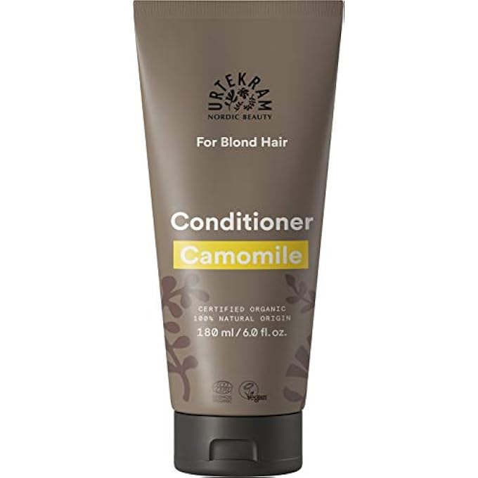 Urtekram CONDITIONER - CAMOMILE - FOR BLOND HAIR - 180 ML,VEGAN, ORGANIC, BLOND HAIR, NATURAL ORIGIN - Image 1